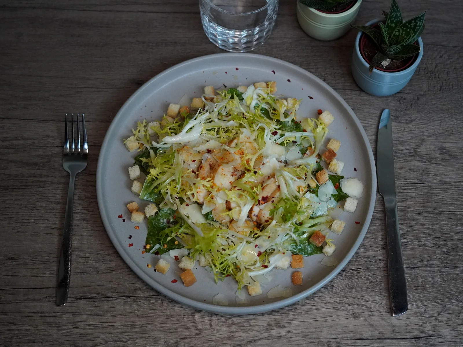 Salat beim Brunch in Mannheim